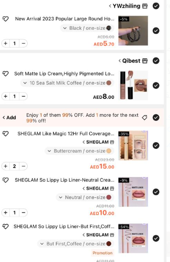 Shein New Order 55 Products
